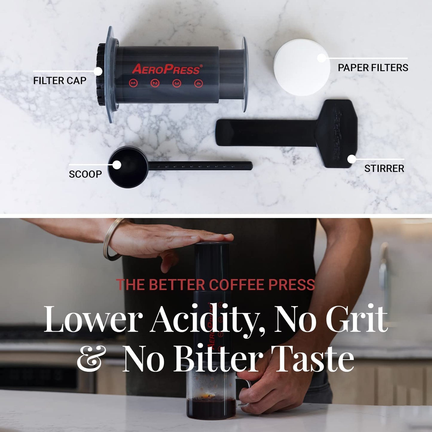 Cafetera de presión (AeroPress Original)