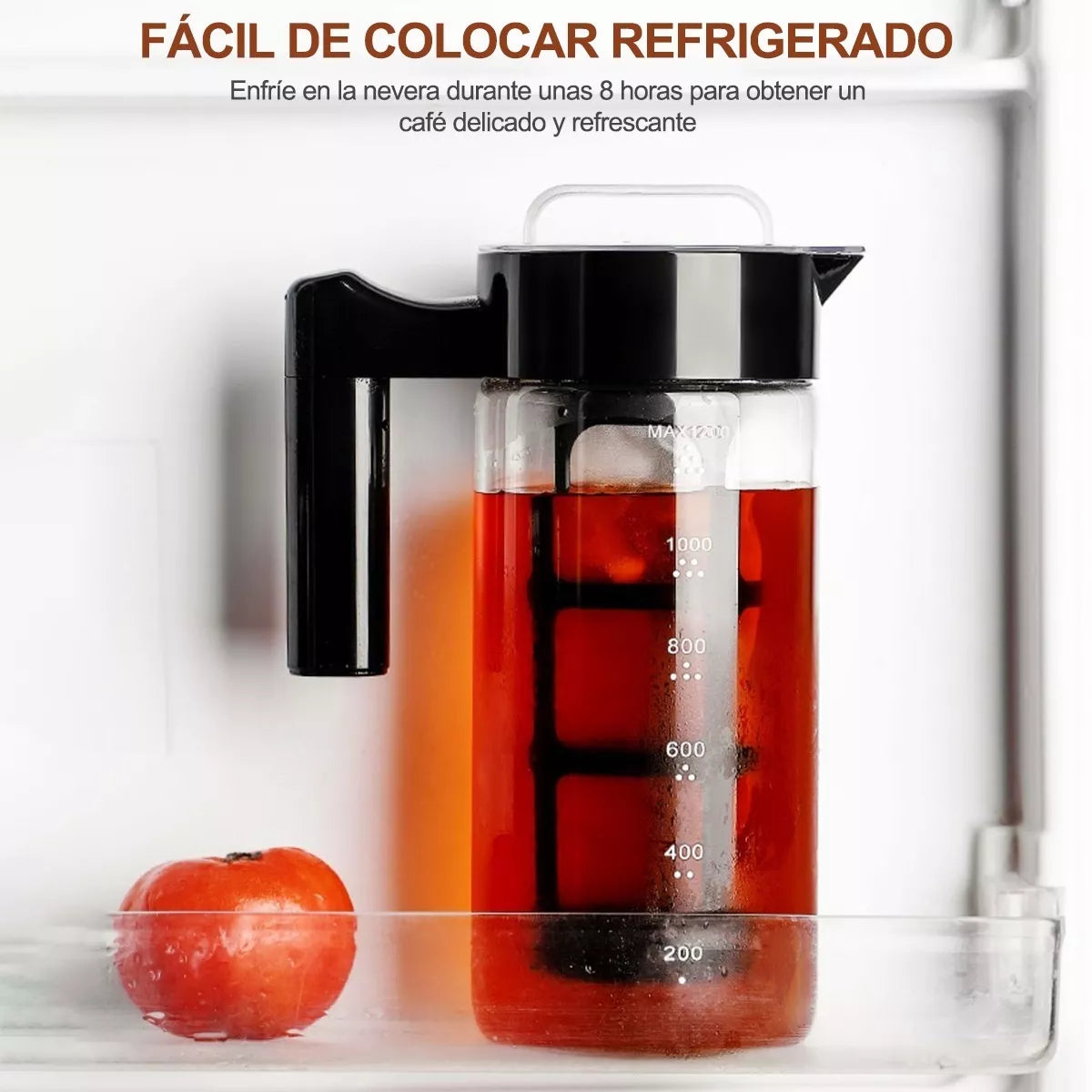 Cafetera para Cold Brew (Café frío, 1300ml)