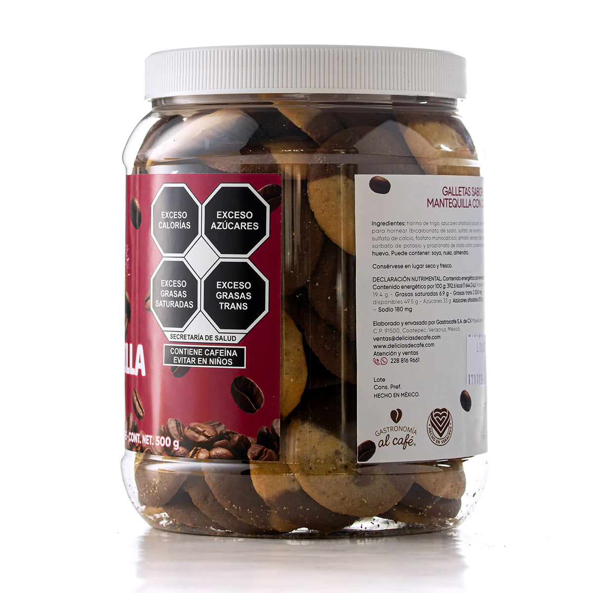 Galletas 500g, Delicias de café (Varios sabores)