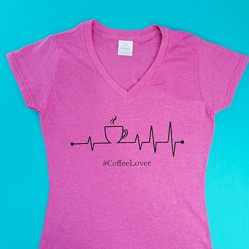 Blusa #CoffeeLovers | Glitter | Mujer