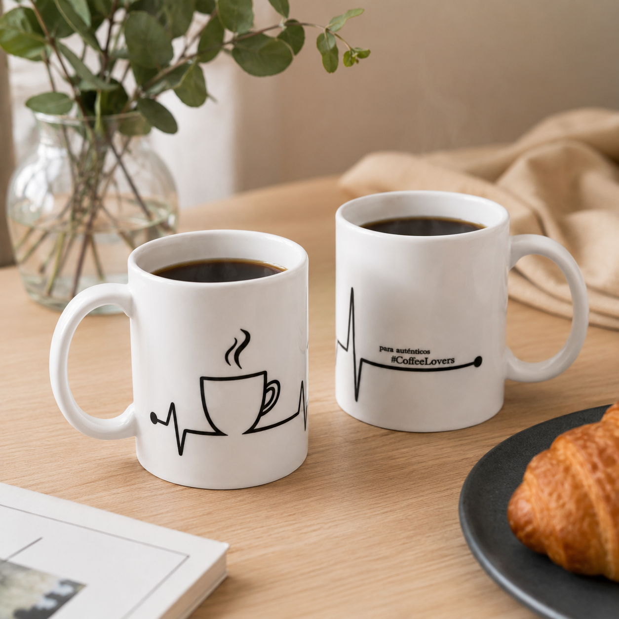 Taza Latidos |  2 piezas