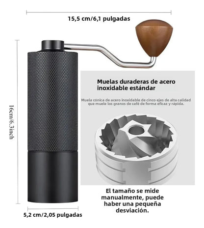Molino de Café Manual (Acero Inoxidable)