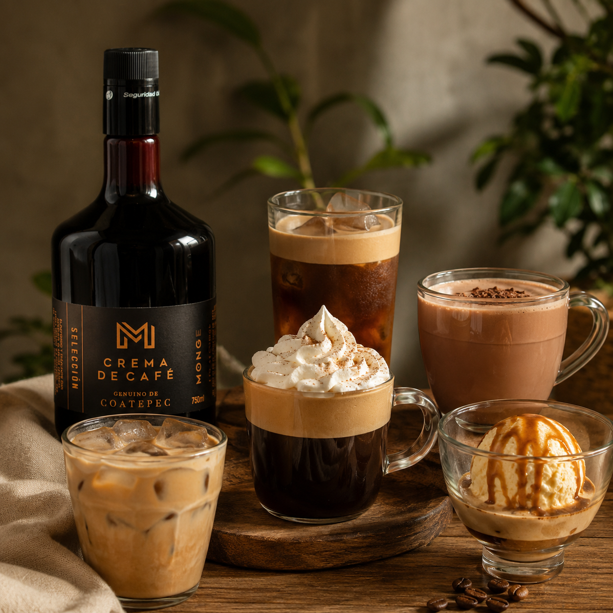Bebidas con Licor de café MONGE