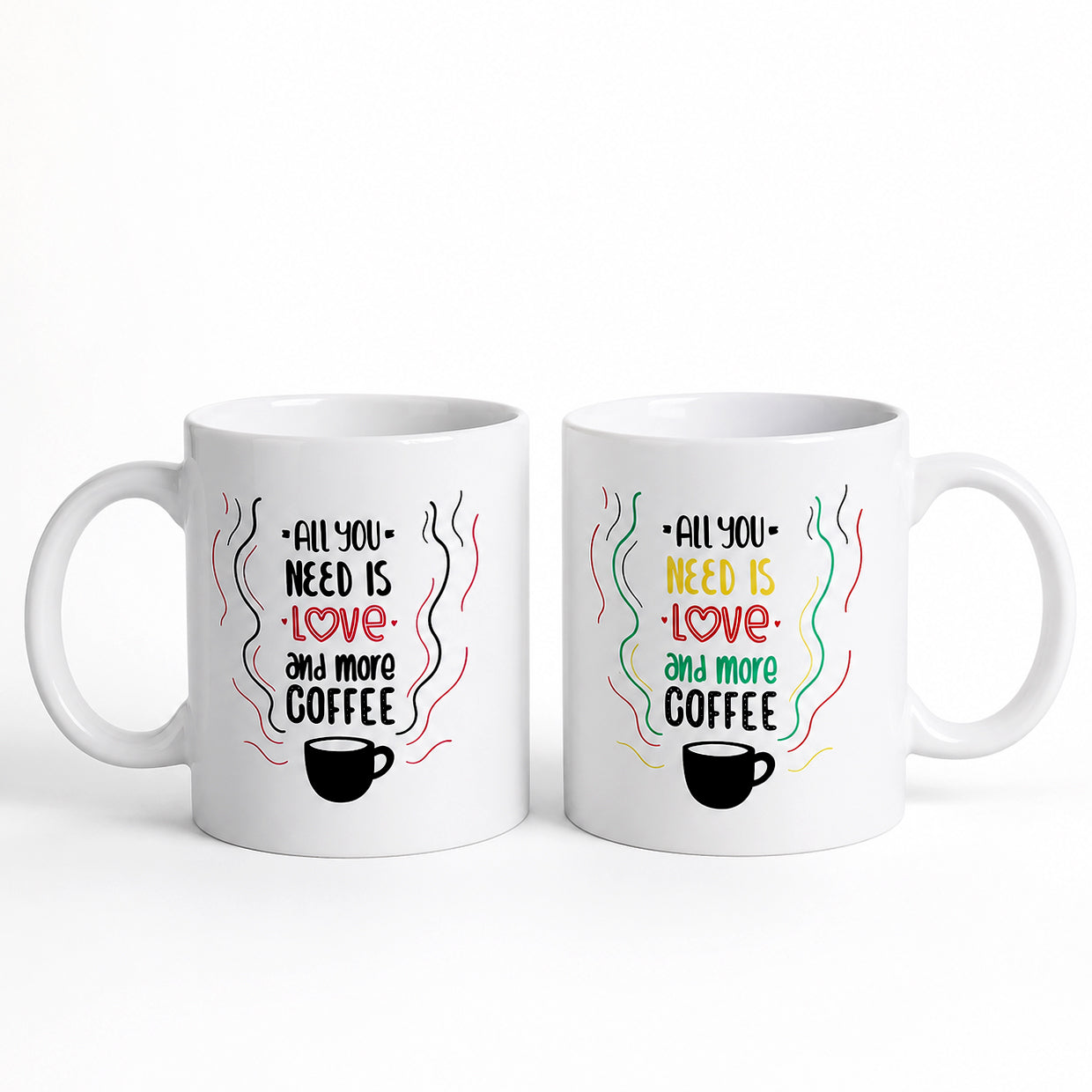 Set de Tazas All You Need | 2 piezas