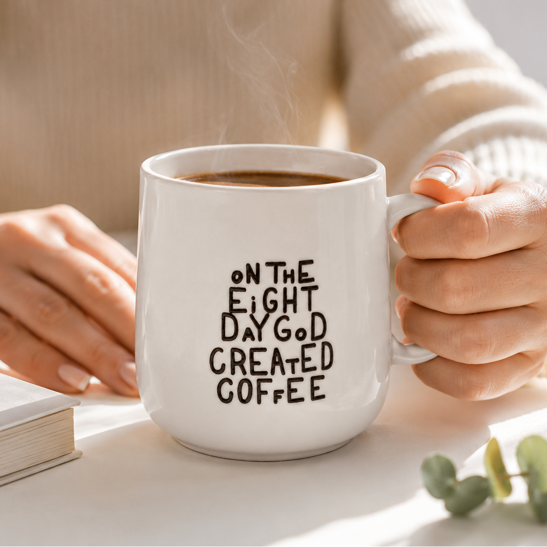 Taza God Created Coffee 02